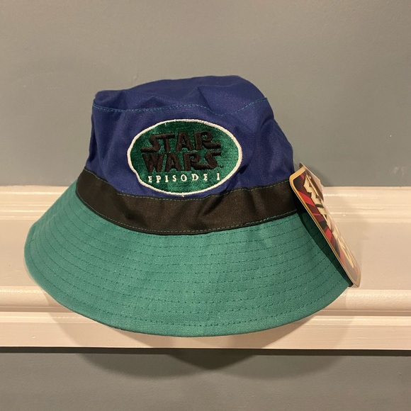 Vintage Star Wars Episode 1 Bucket Hat New With Tags - Picture 1 of 4
